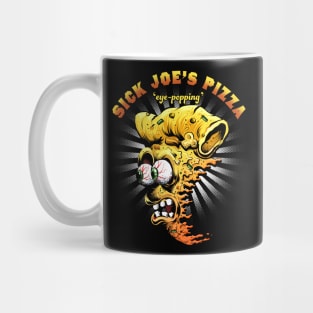 Sick Joe Junk Food Pizza Cartoon Mug